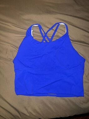 Sapphire Blue Matrix Bra Top